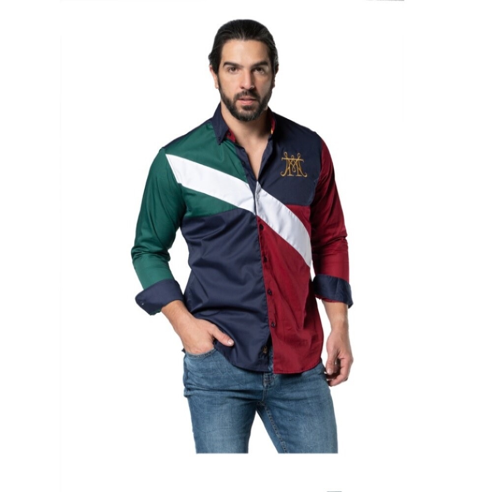 Camisa Hombre Ferran Algodón Manga Larga Regular Muletta