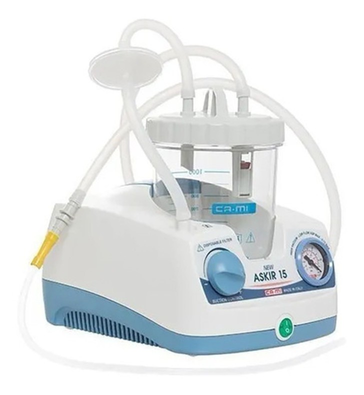 Aspirador De Secreciones Ca-mi New Askir 15 Con Accesorios
