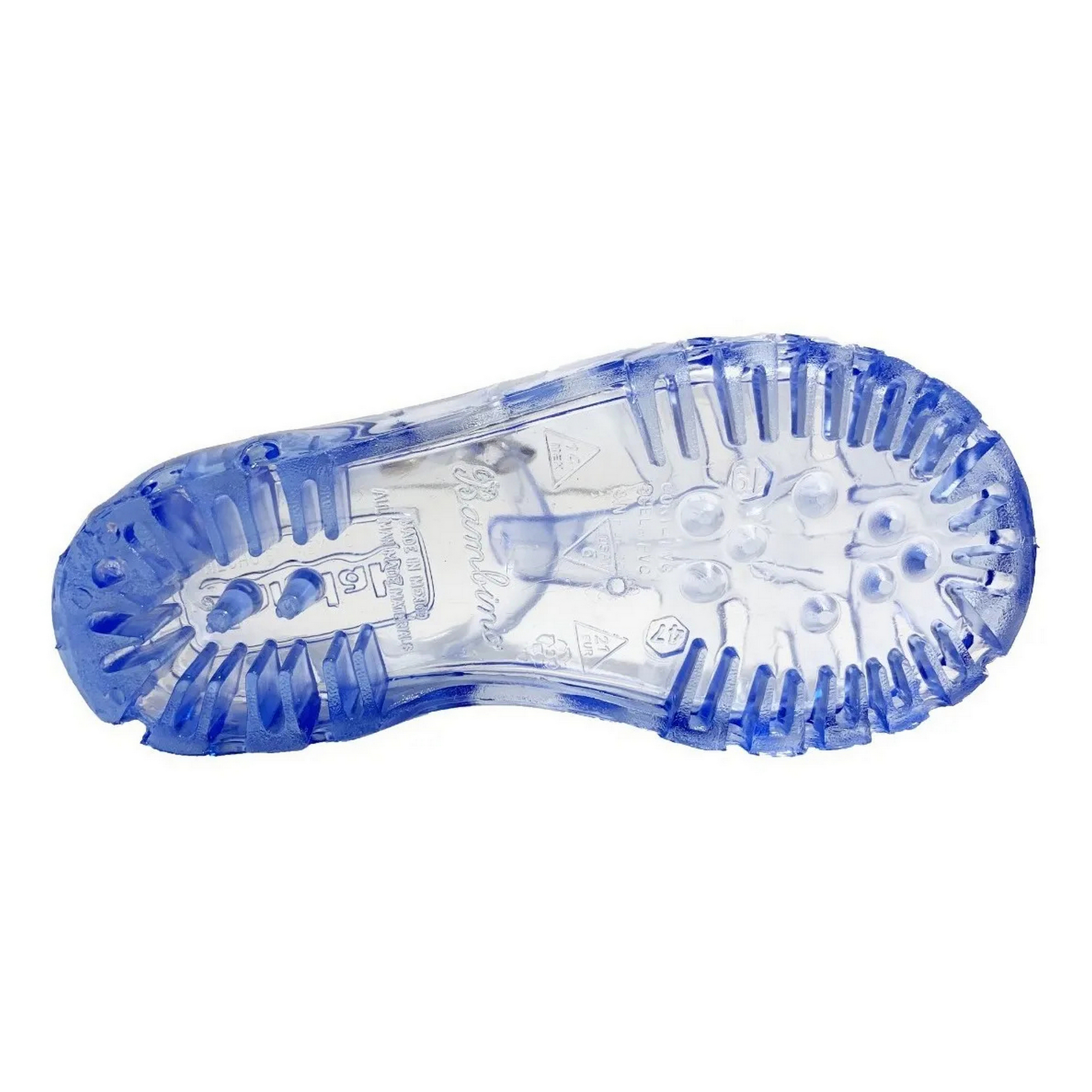 Huarache De Plástico para Niño Entrenador para IR Al Baño, Azul