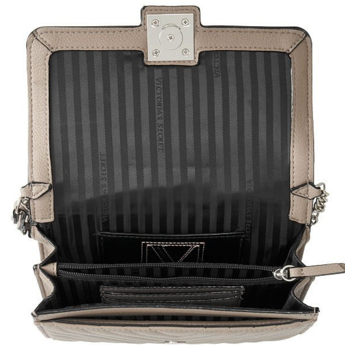 CROSSBODY MINI BAG VICTORIA'S SECRET BOLSA GRIS ORIGINAL