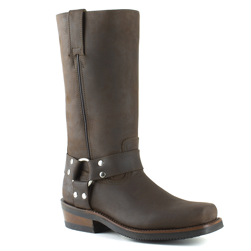 BOTAS LARGAS DE CABALLERO ESTILO BIKER SIETE LEGUAS 1801- C CRAZY CAFÉ