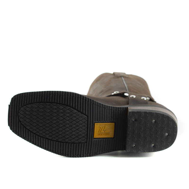 BOTAS LARGAS DE CABALLERO ESTILO BIKER SIETE LEGUAS 1801- C CRAZY CAFÉ