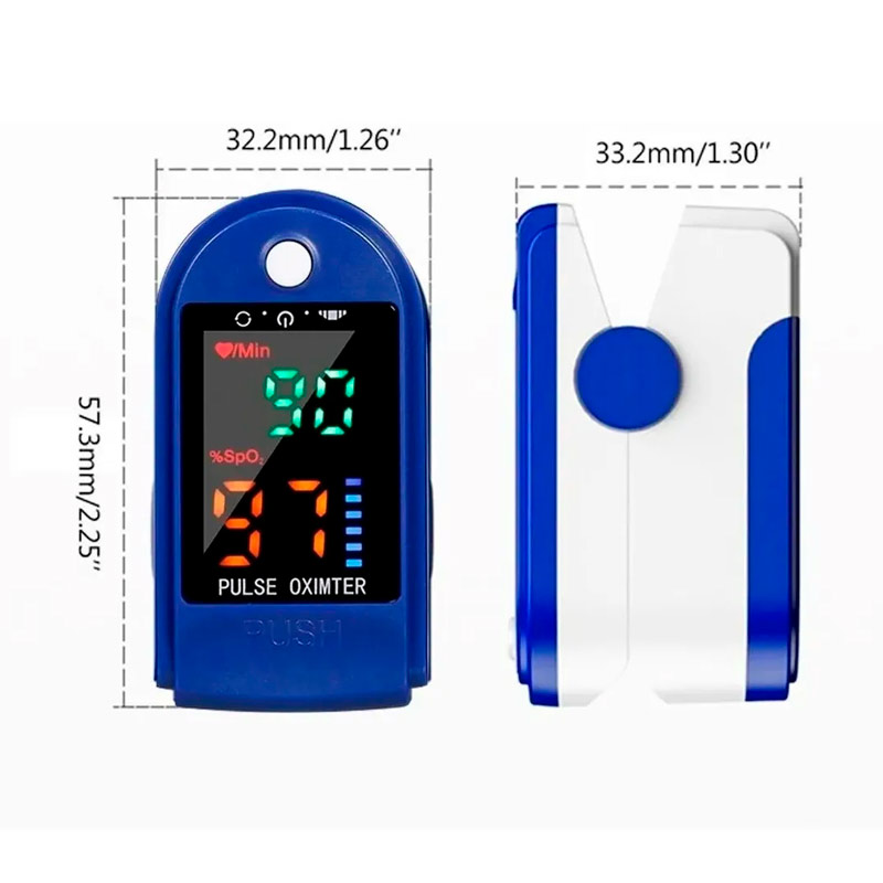 Oximetro Digital de Pulso Oximetro De Dedo Pulsometro Medico