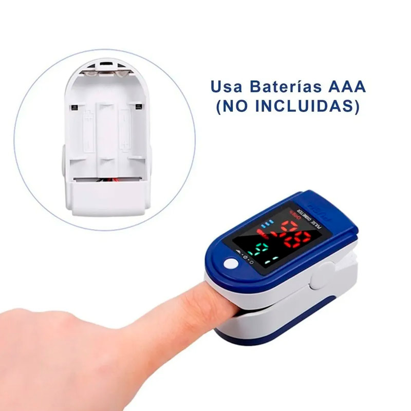 Oximetro Digital de Pulso Oximetro De Dedo Pulsometro Medico