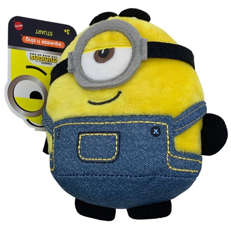 Peluche Minions Squeeze N Sing Mattel Con Sonidos Stuart