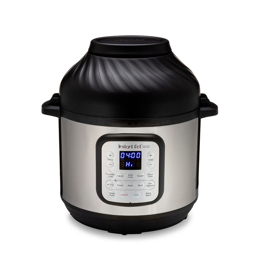 Olla de presión multifuncional eléctrica Instant Pot Duo Crisp + Freidora de Aire (5,7 litros)