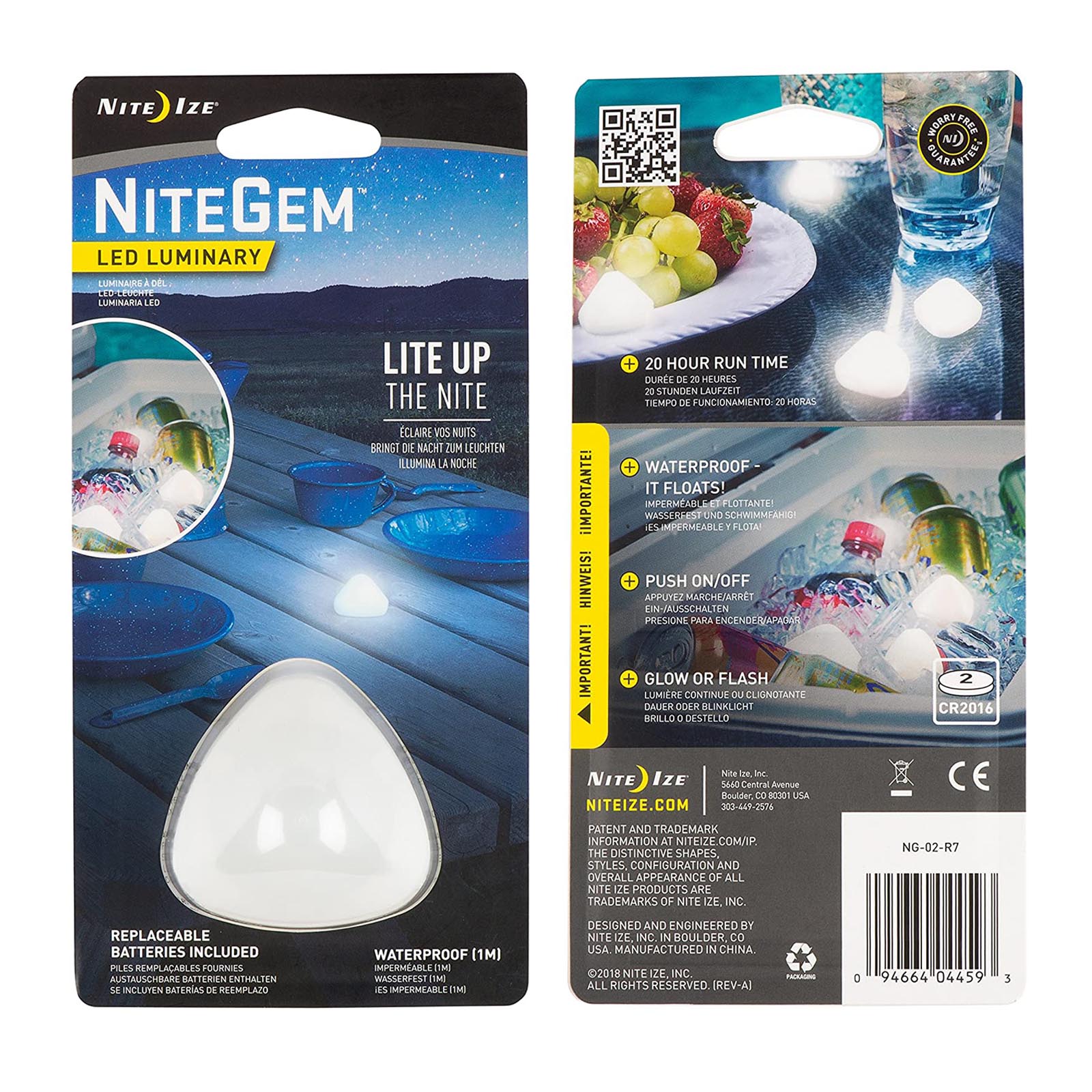 Luminaria Led Para Alberca, Hielera Nite Ize Ng-02-r7