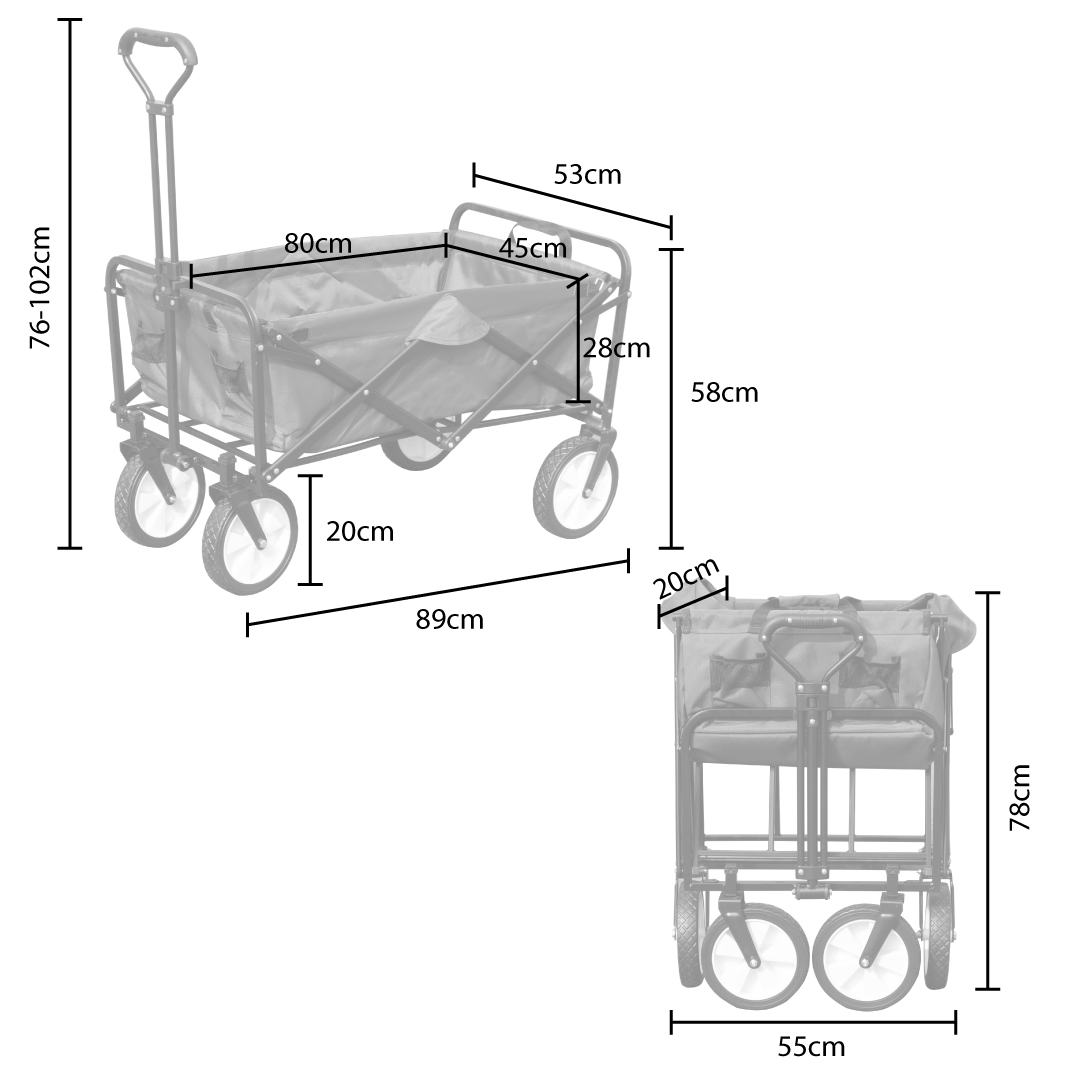 Carrito Vagon Plegable Multiusos Wagon
