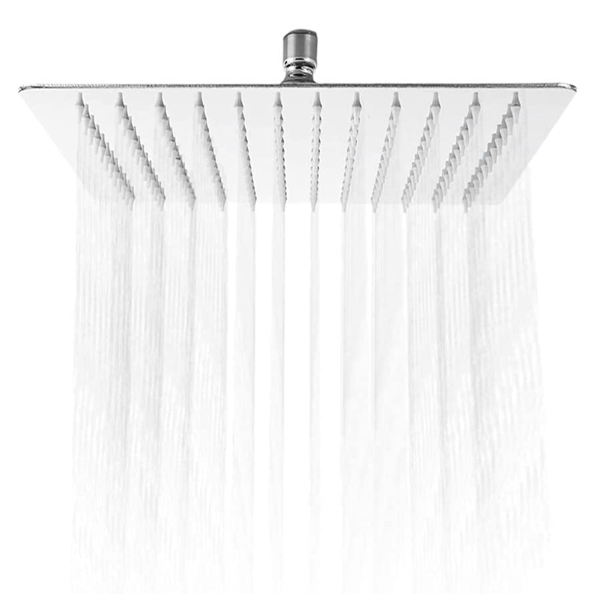 Regadera para Baño Gigante 30CM / 12 inch, Cuadrada de Acero Inoxidable Ducha de Lluvia E&N
