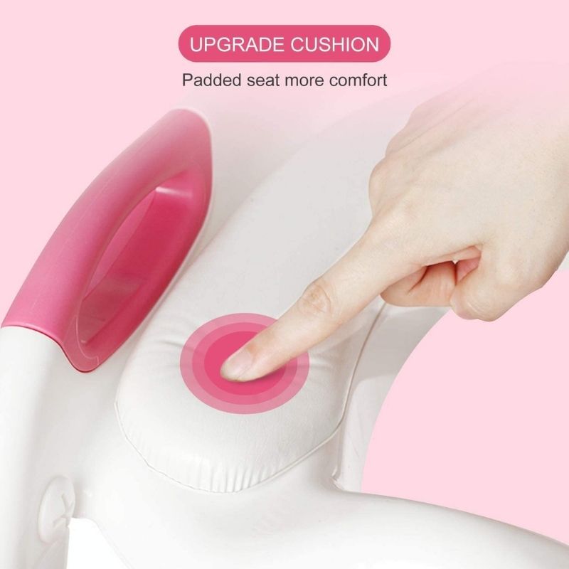 ASIENTO PLEGABLE DE BAÑO PARA NIÑOS CON ESCALÓN