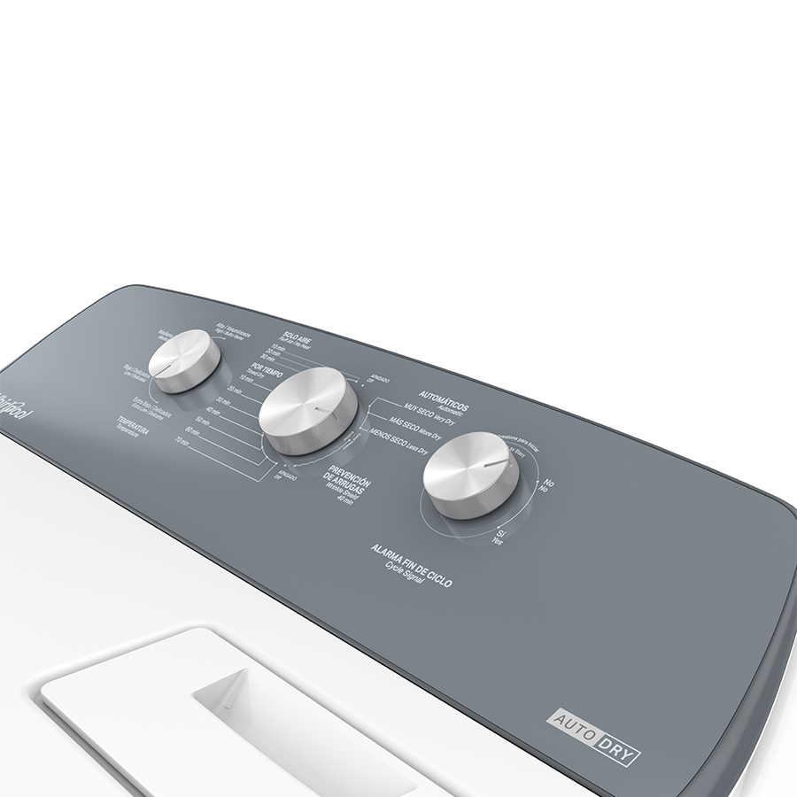 Secadora de Gas Whirlpool Carga Superior 20 kg 7MWGD1930JM