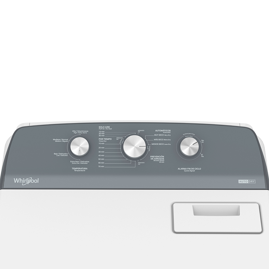 Secadora de Gas Whirlpool Carga Superior 20 kg 7MWGD1930JM