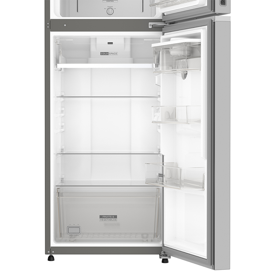 Refrigerador Top Mount Whirlpool 13p³ Xpert Energy Saver con dispensador de agua exterior WT1333A Gris acero