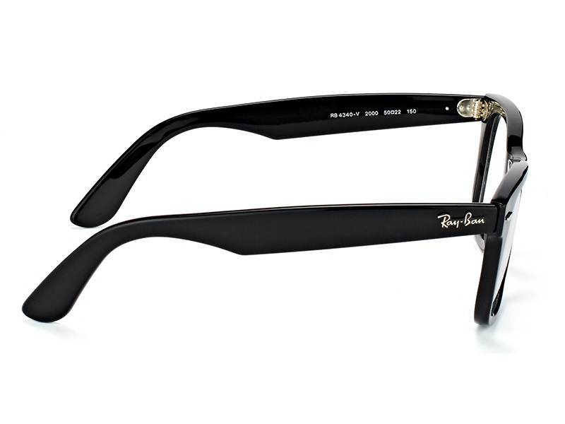 Armazón oftálmico Ray-Ban Wayfarer RX 4340V 2000 50-22 150/ Negro