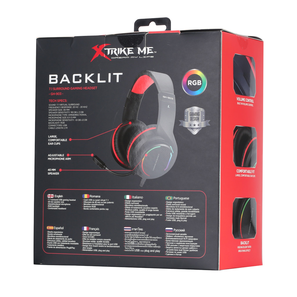 Headset Gamer Alámbrico Xtrike-Me Mod. GH-903