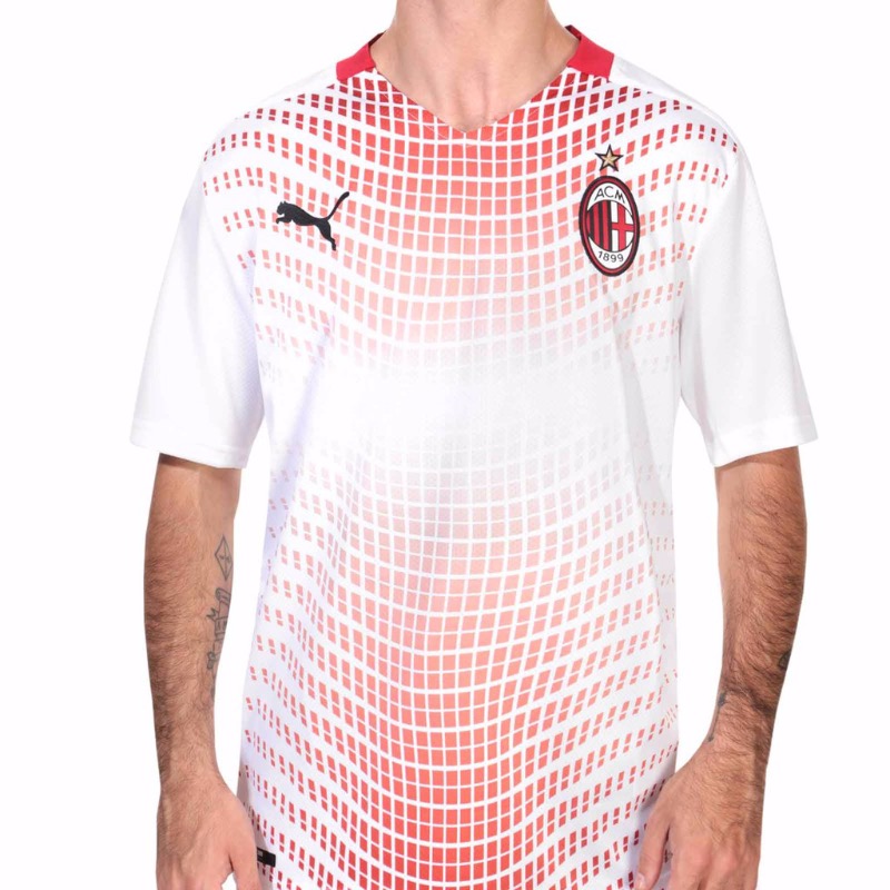 Jersey Puma del Milan de Visitante Blanco