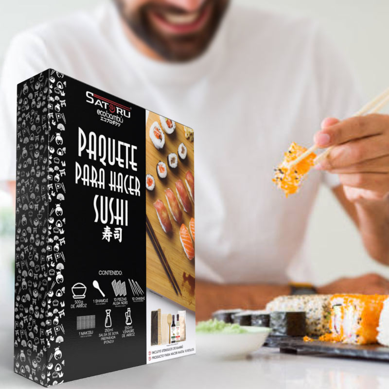 Paquete Premium para hacer Sushi Caja Negra SATORU