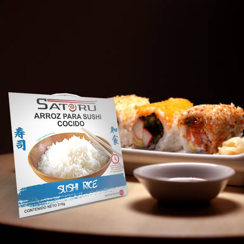 Arroz Cocido Para Sushi 210 grs. SATORU