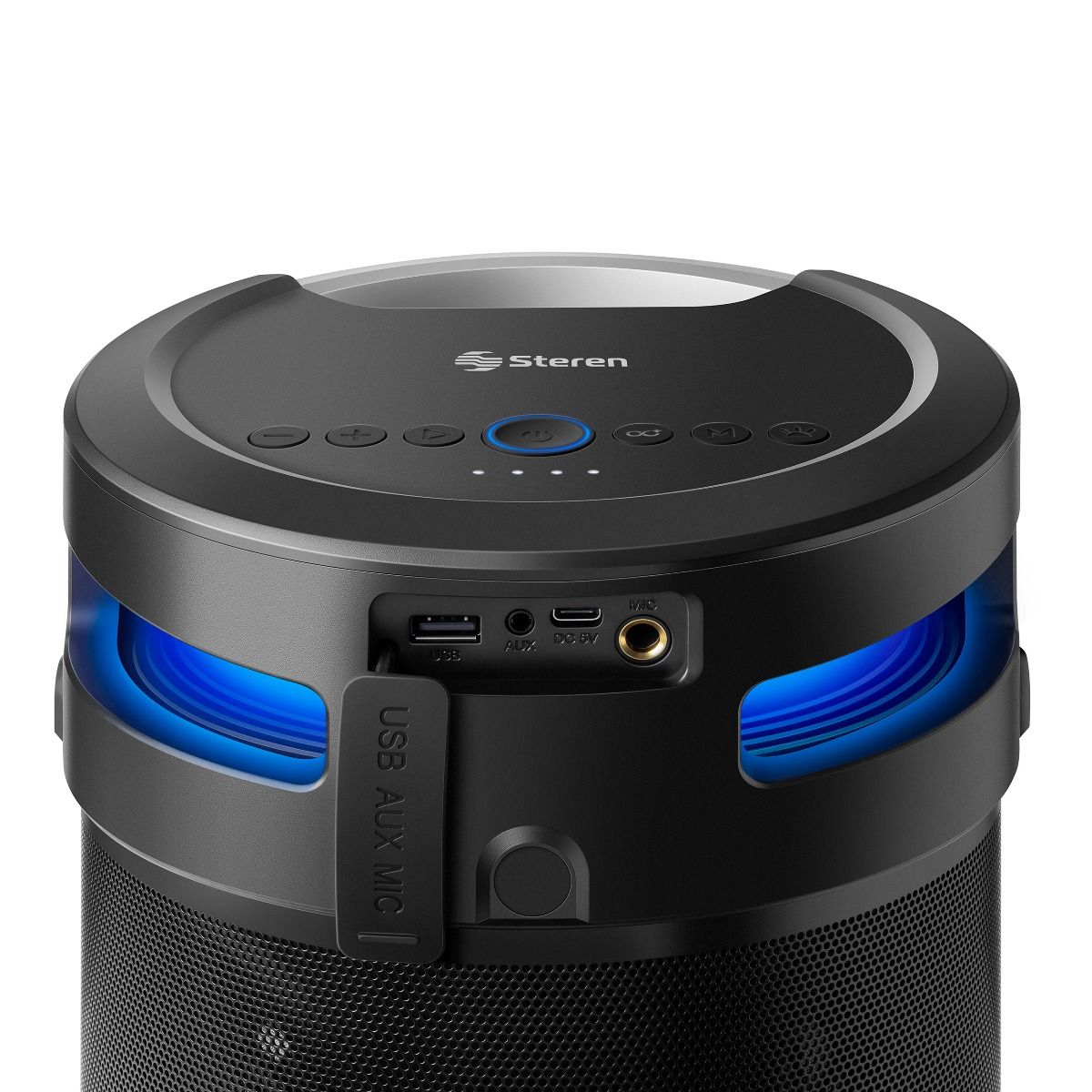 Bocina Bluetooth Bazooka Xbass 800W Luz Steren recargable