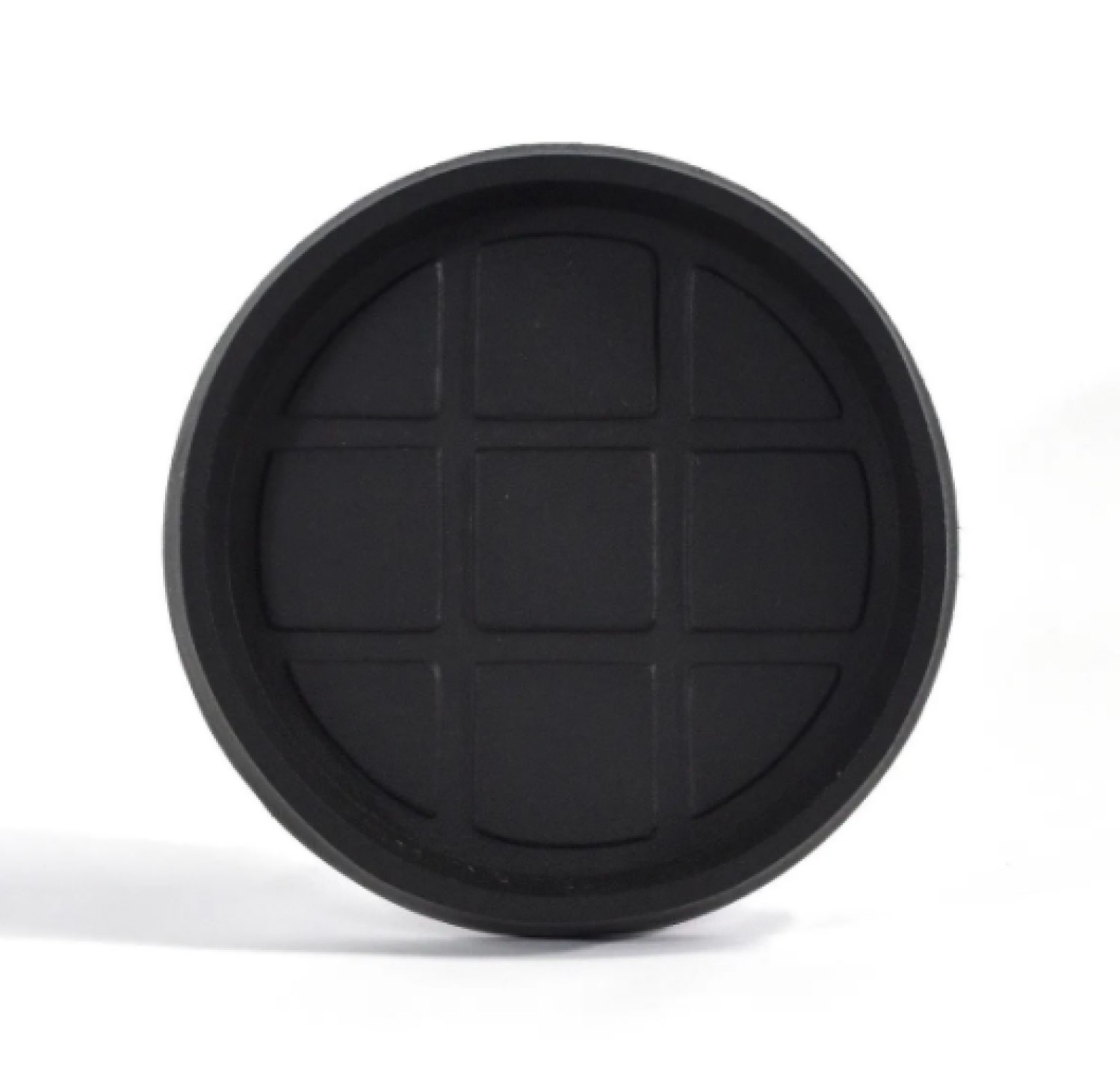 Maceta Cilindro Moderna Con Plato-Base Interior/exterior