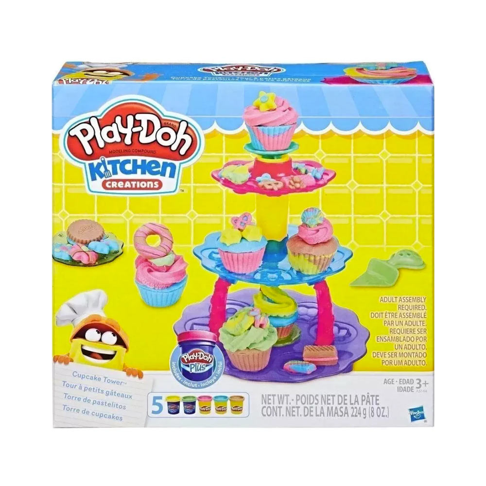 Play-Doh Torre Pastelitos Cupcakes Kitchen Creations, Recomendado +3 años