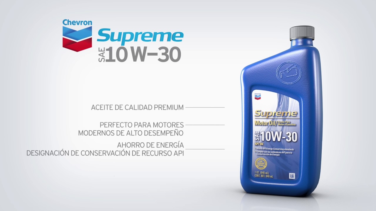 Aceite de Motor de Gasolina Chevron 10w30 12946ml