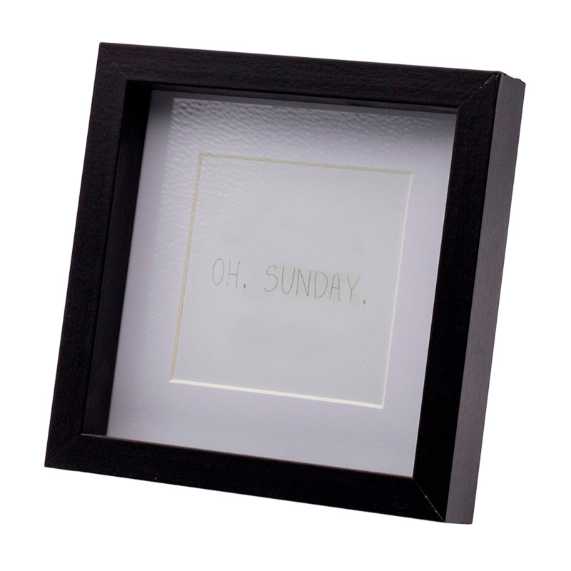 Portaretrato Cuadro Madera HW132 30x30 Decoración Amor Hogar Recuerdo