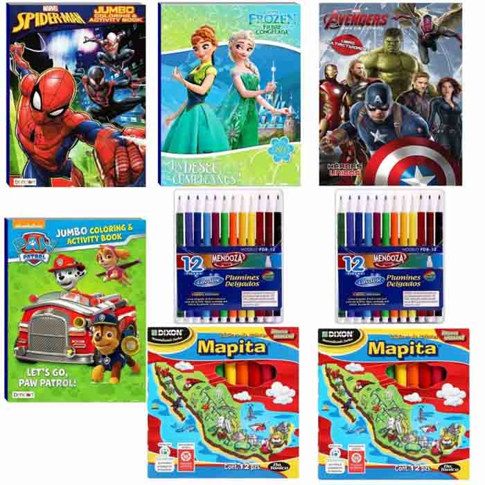 Pack Libros Infantiles P Colorear Niño Niña El Regalo Ideal