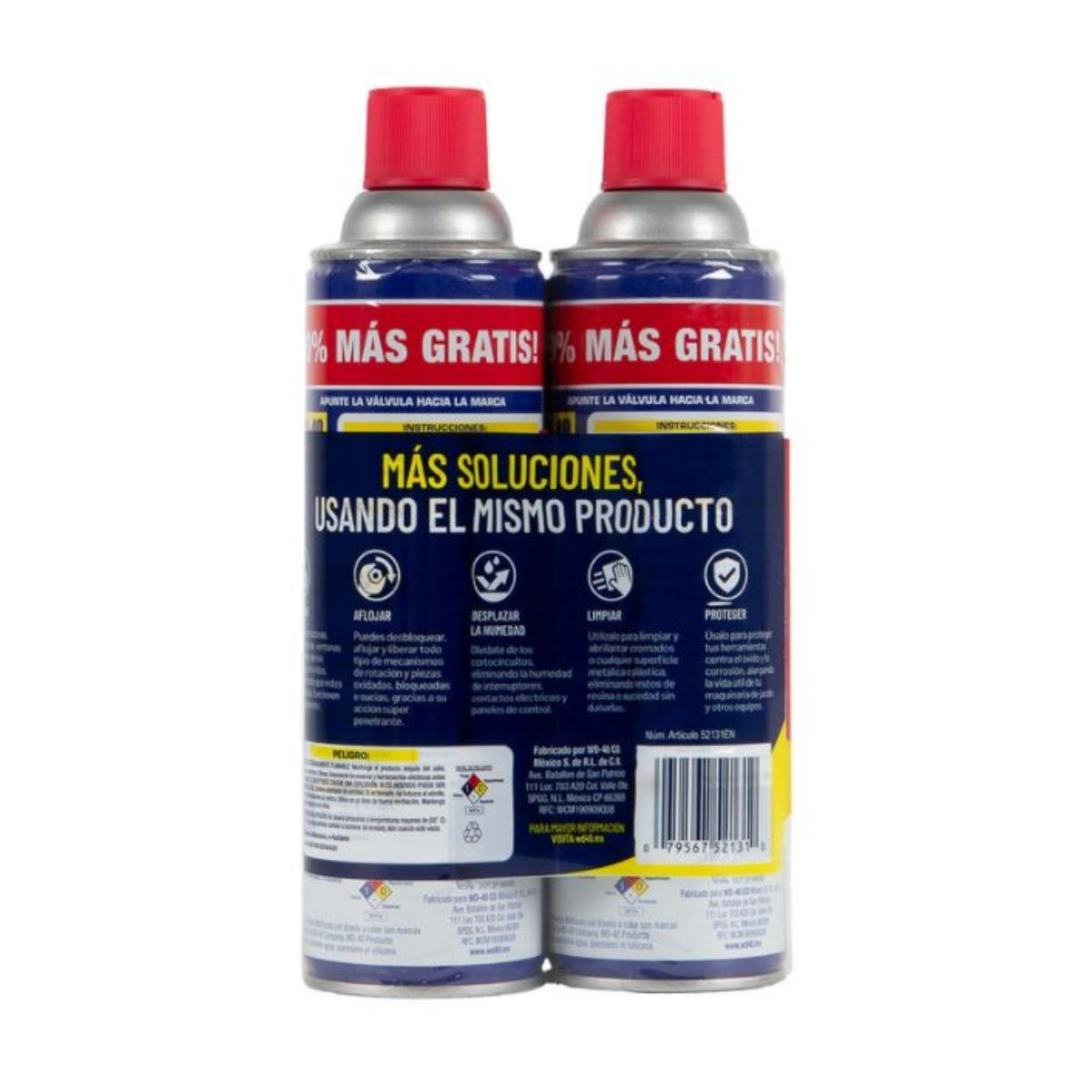 2 Botellas de Aceite Multiusos WD-40 2/374G