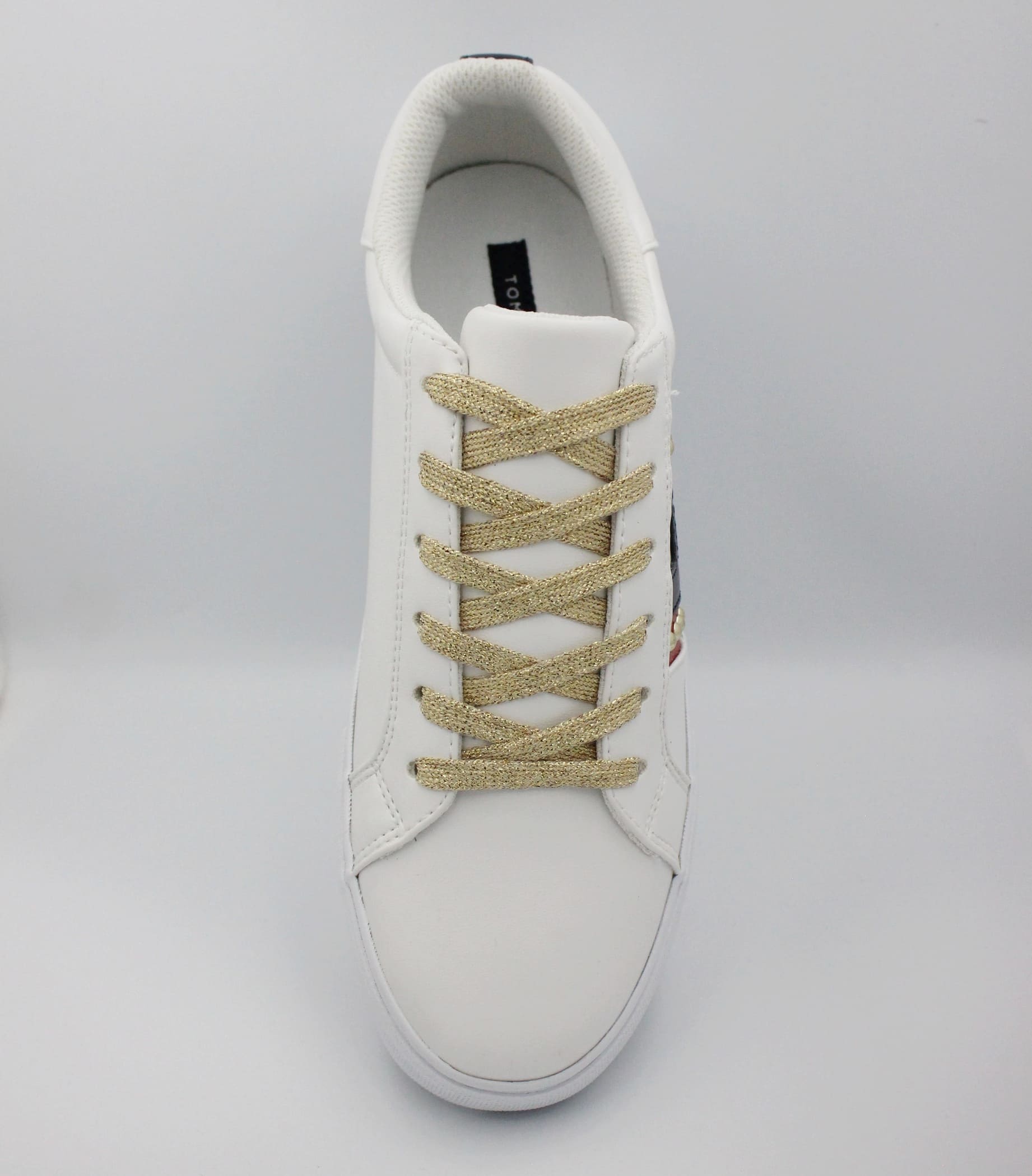 Tenis Tommy Hilfiger Lazzen Blanco Azul Rojo de Dama