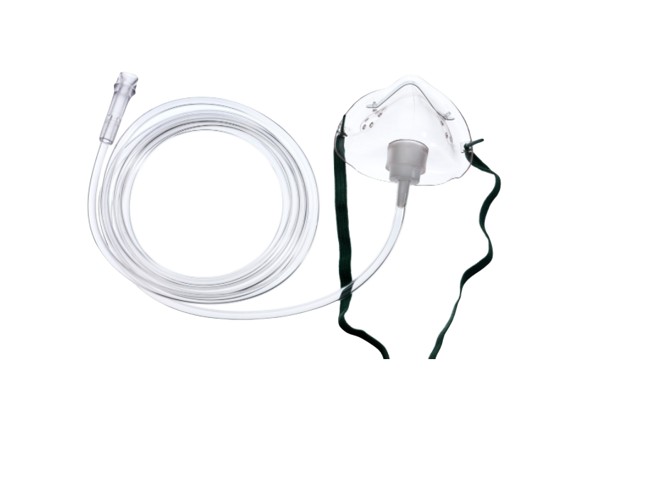 Mascarilla de oxigeno de concentración media alargada Adulto