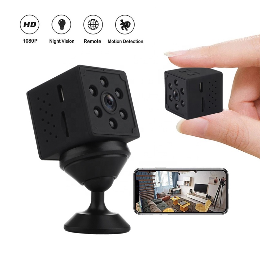 Camara Espia Ultra HD 4k WiFi Inalámbrica con Visión Nocturna y Detección de Movimiento Uso en Interiores y Exteriores