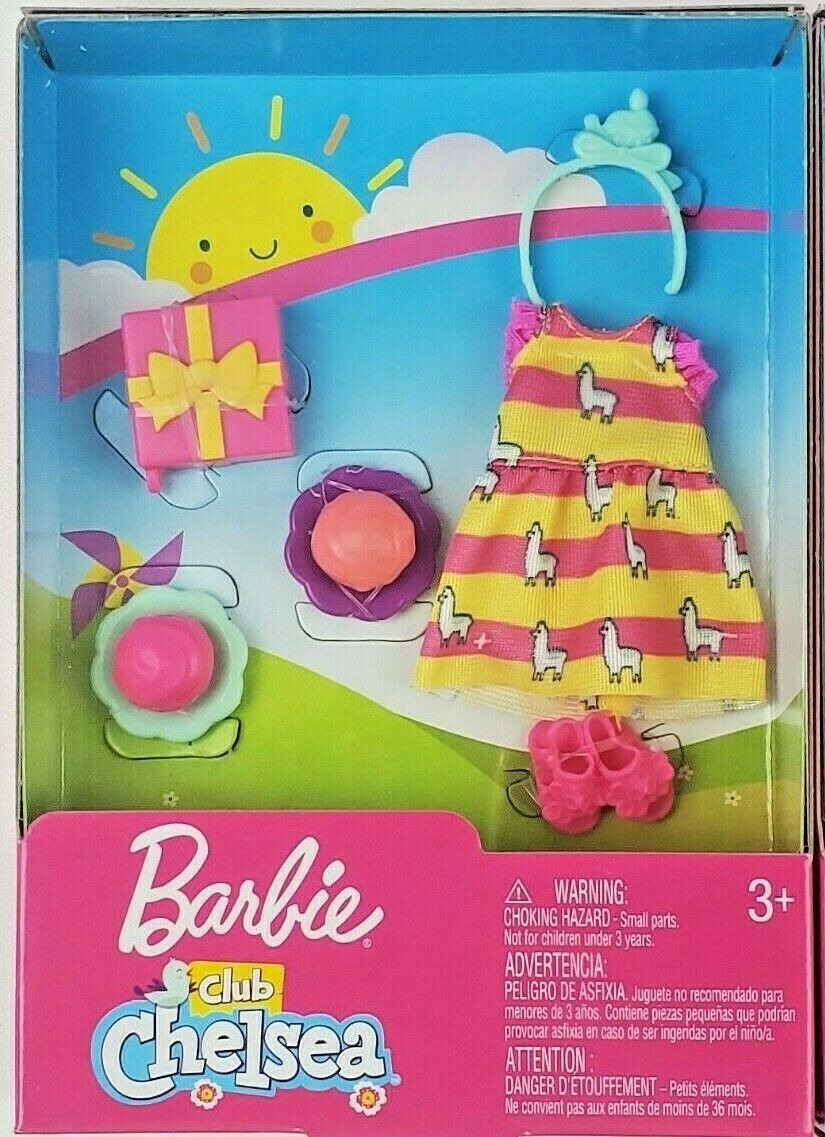 Barbie Accesorios Y Ropa De Cumpleaños Para Chelsea Niñas Mattel Diversión