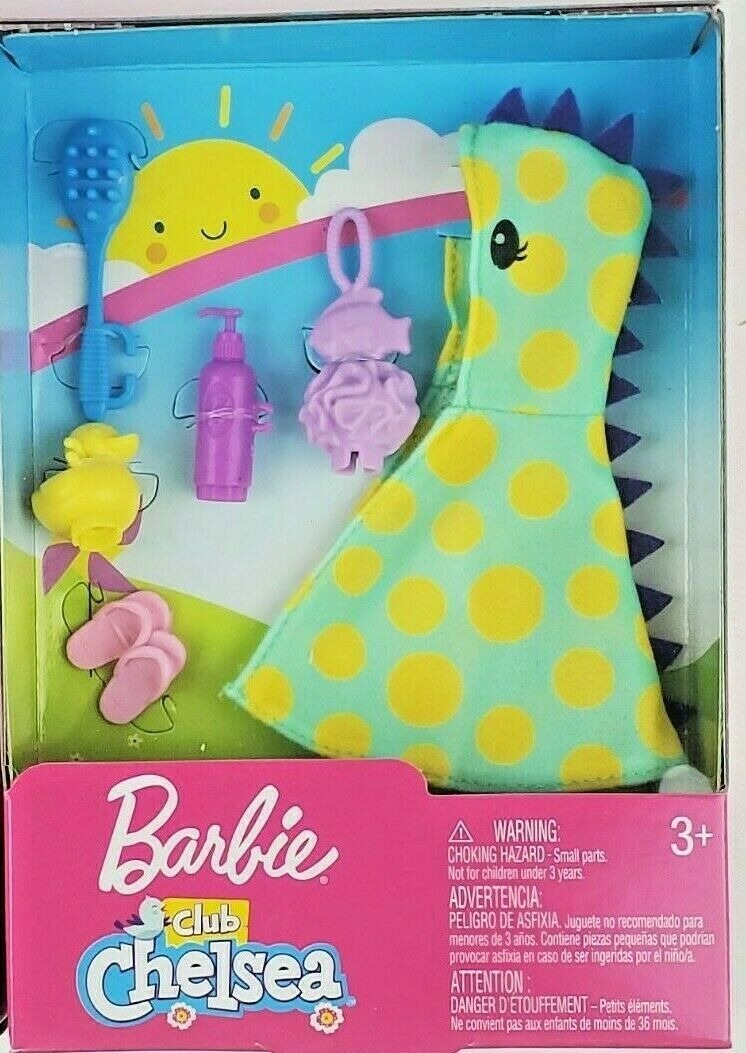 Barbie Chelsea Accesorios Y Ropa Natación Toalla Sandalias Mattel Niñas Diversión