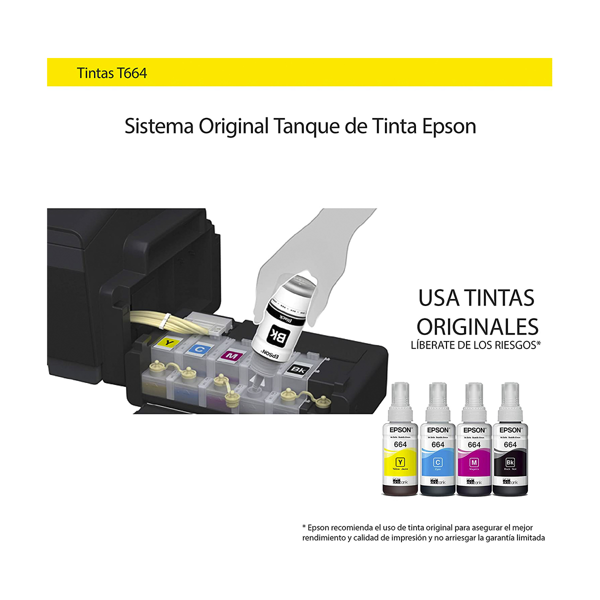 Blister De Tintas EcoTank Epson T664420-AL CST
