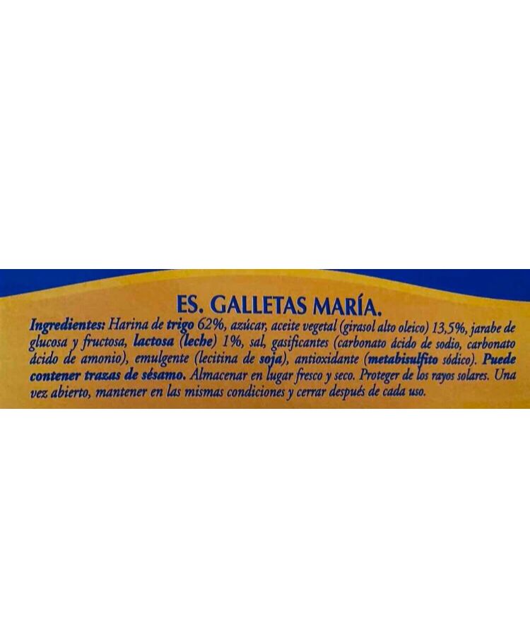 Galletas Marias Doradas Gullon 2 Kg