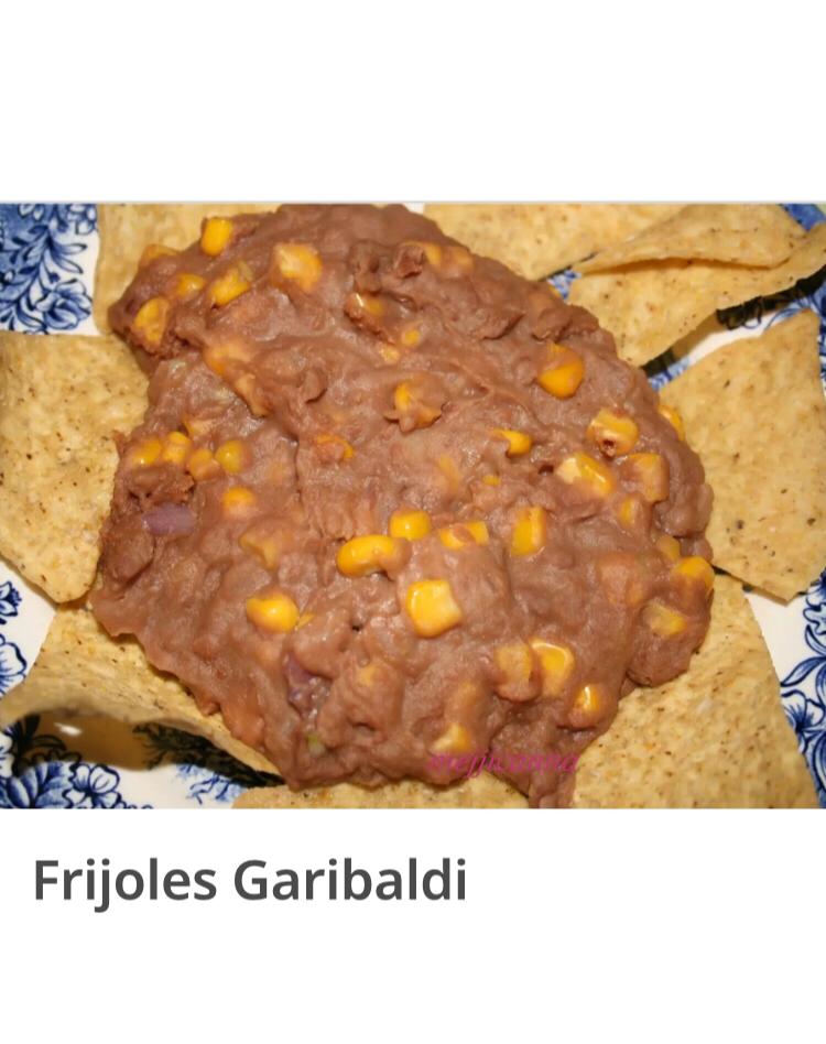 Frijoles Karne Garibaldi Peruanos Refritos Con Elote 420 Gr