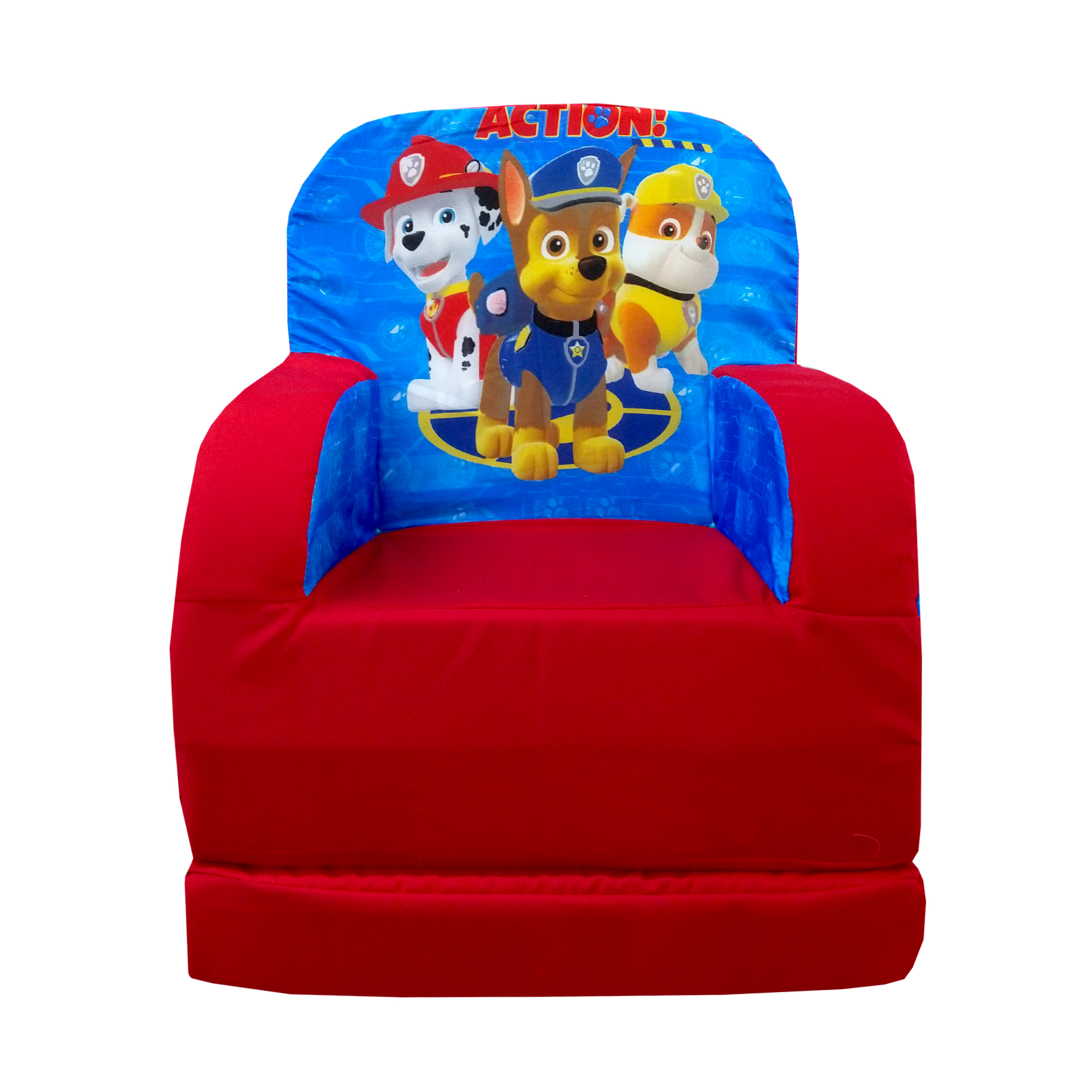 Sillon Cama Sofa Infantil para niños Paw Patrol Azul