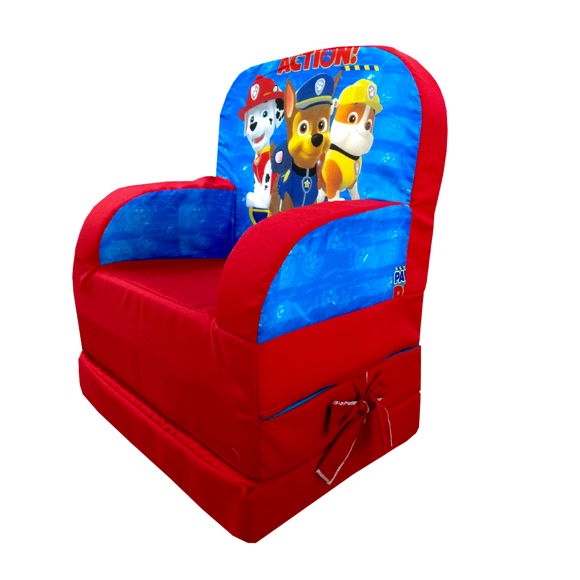 Sillon Cama Sofa Infantil para niños Paw Patrol Azul