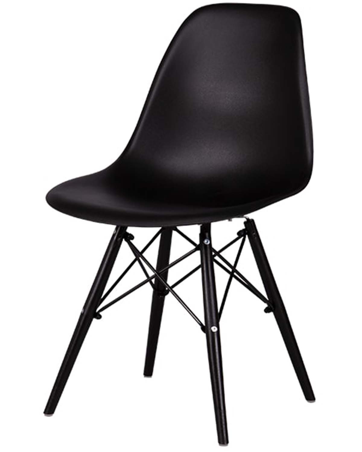 Silla Eames Para Comedor De Polipropileno Durable Patas de Metal