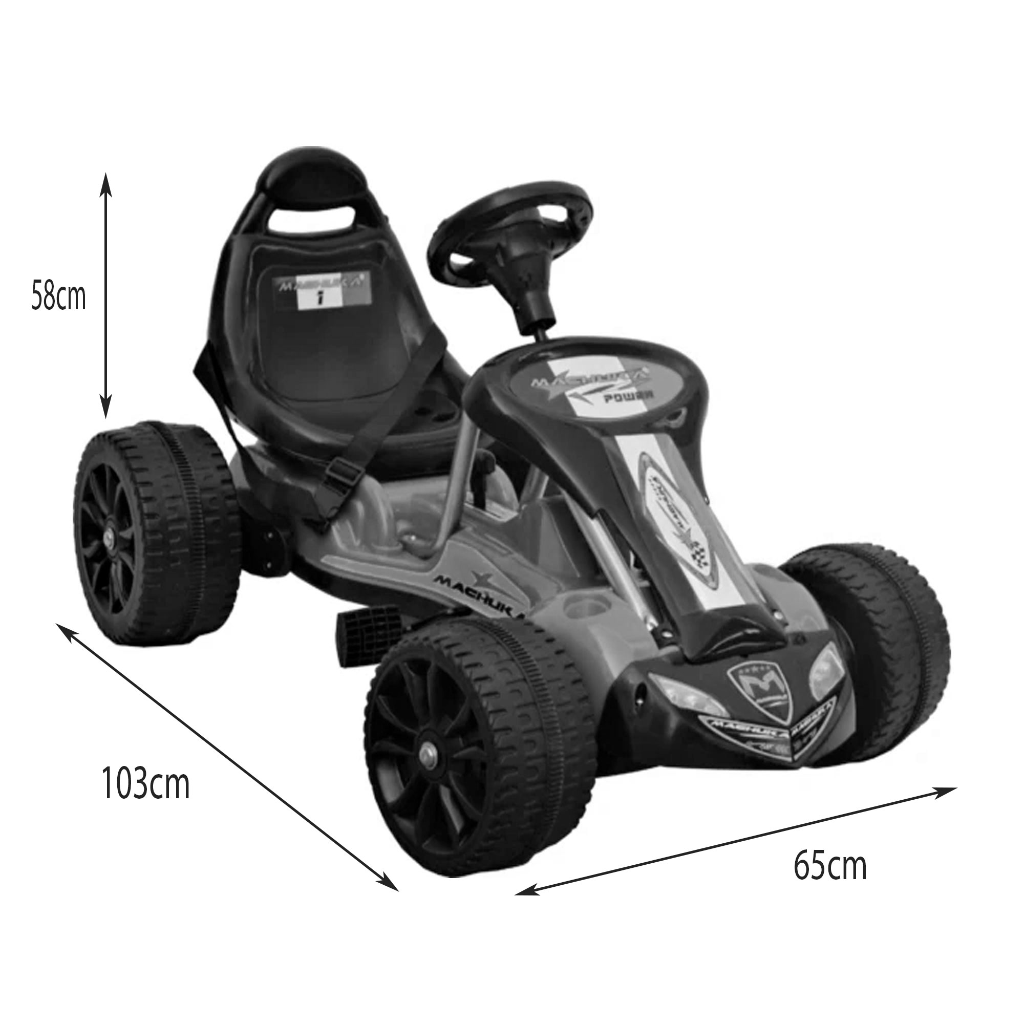 GO Kart  Electrico  Machuka Pedales