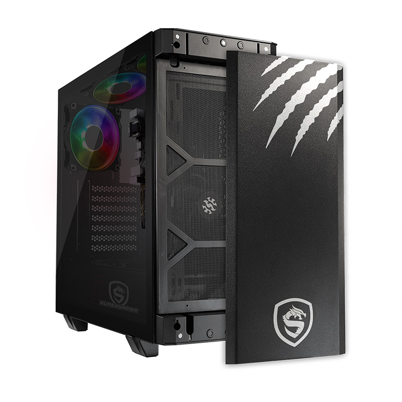 PC Gamer Grizzly Silver Ryzen 7 Pro 4000 Series RAM 32Gb SSD M.2 500Gb + 2Tb Fuente 650W