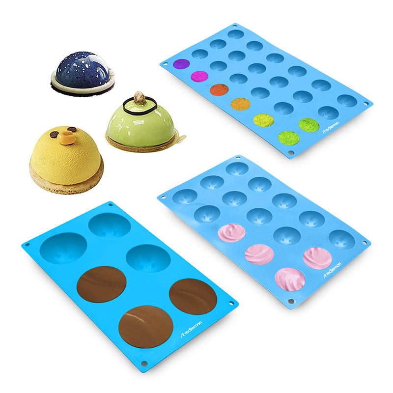 Moldes para Hornear de Silicona para Repostería 3 Piezas Redlemon