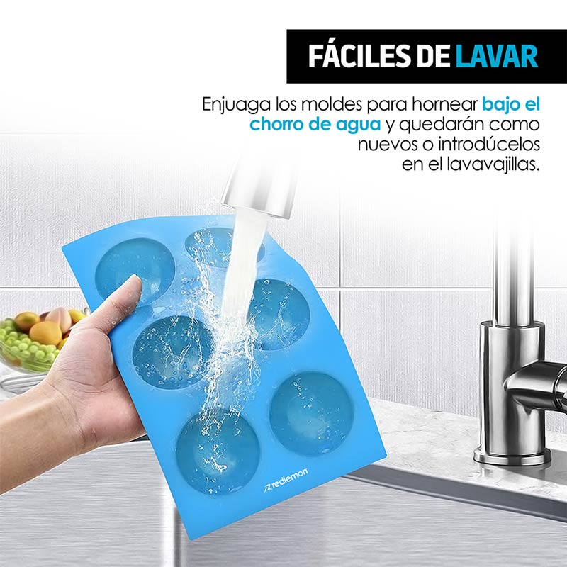 Moldes para Hornear de Silicona para Repostería 3 Piezas Redlemon