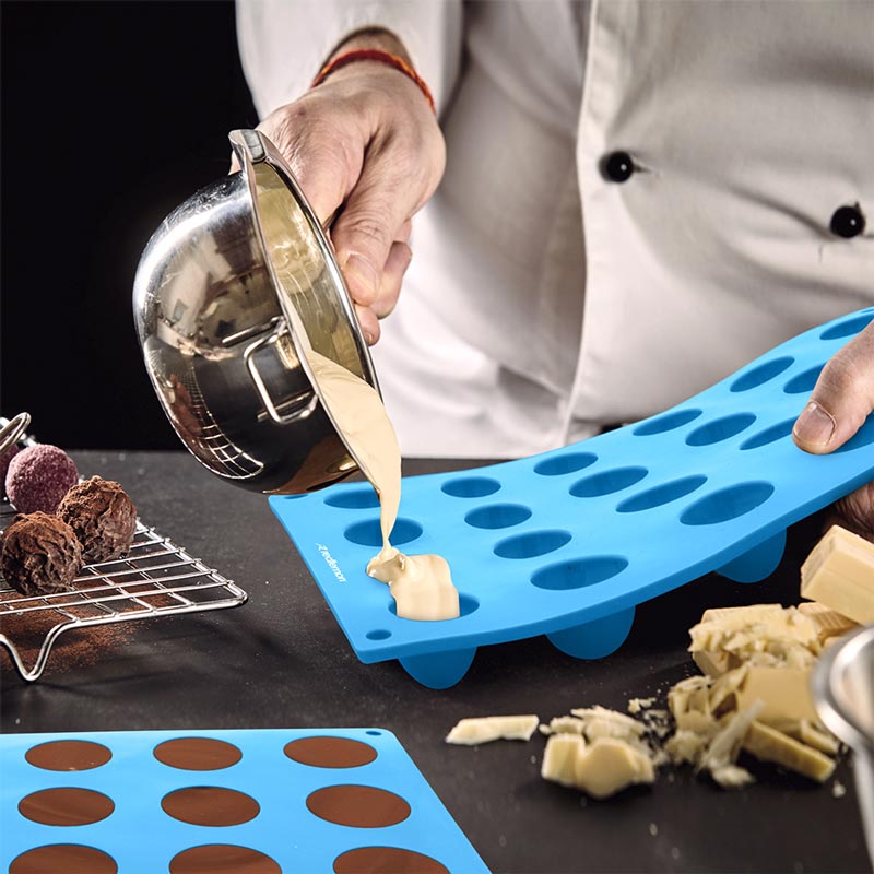 Moldes para Hornear de Silicona para Repostería 3 Piezas Redlemon