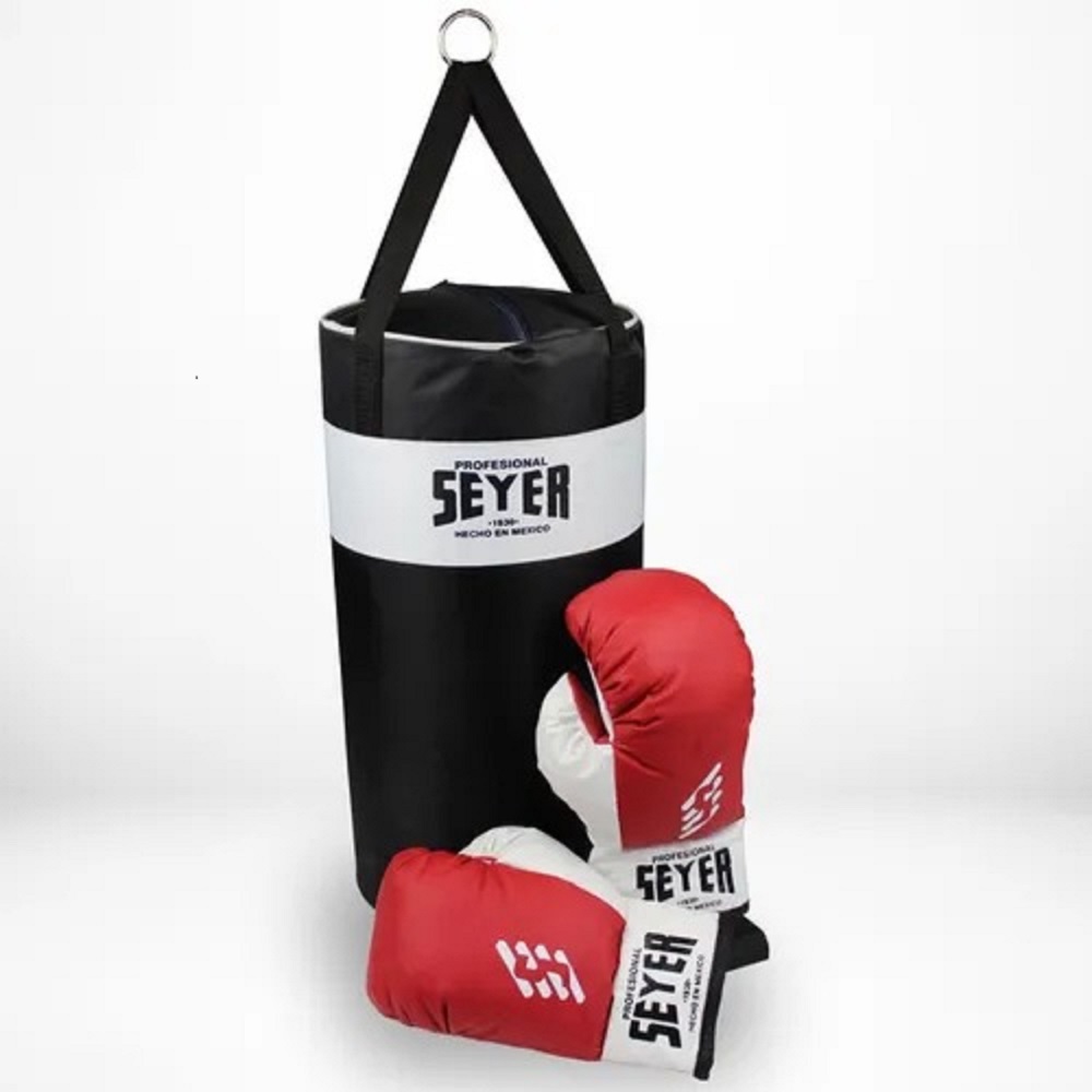 Costal Y Guantes De Boxeo Kit Saco Para Boxiar Principiantes