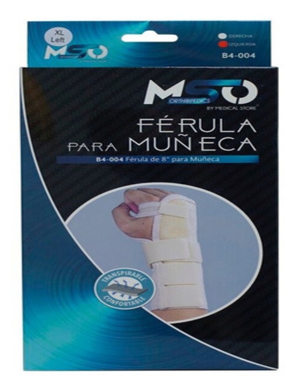 Ortesis Soporte Para Muñeca Con Ferula Brazo Derecho Talla M