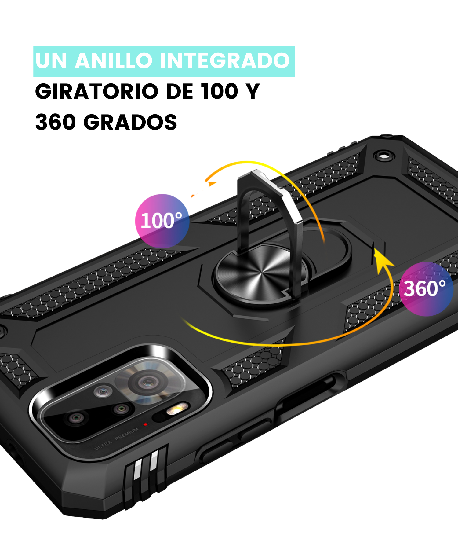 Funda Xiaomi Redmi Note 10 o 10s Uso Rudo Contra Golpes