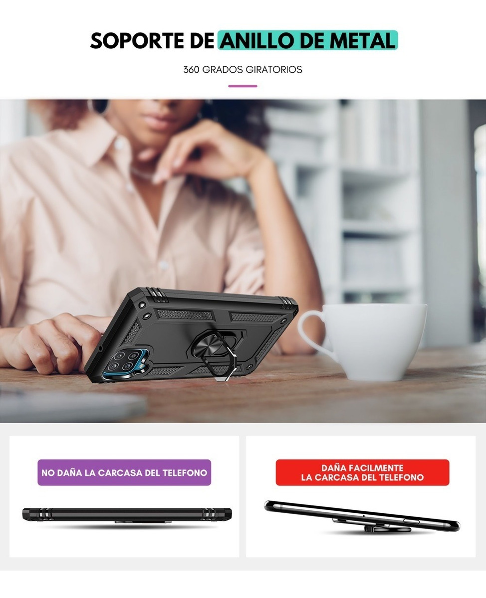 Funda Samsung Galaxy A12 Uso Rudo Contra Golpes