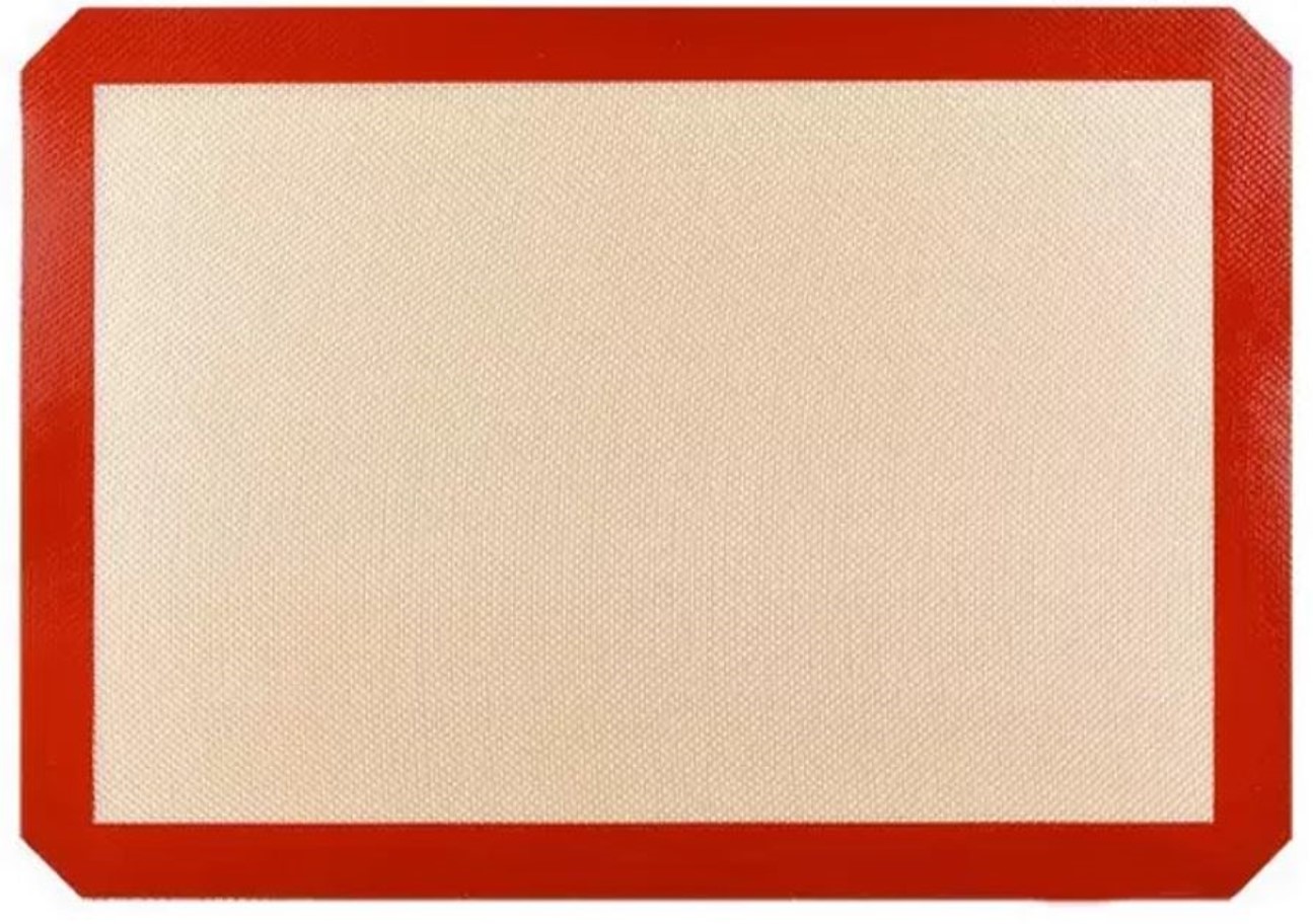 Tapete de Silicón liso para hornear tipo Silpat, Mediano 30x40 cm